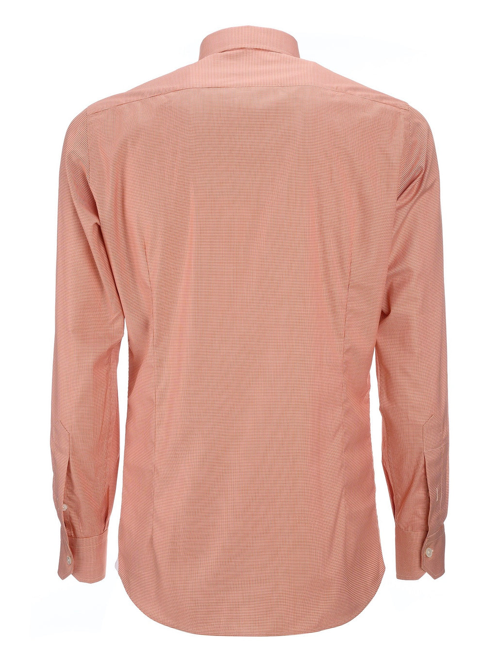 SOMERSET orange Houndstooth pure cotton shirt