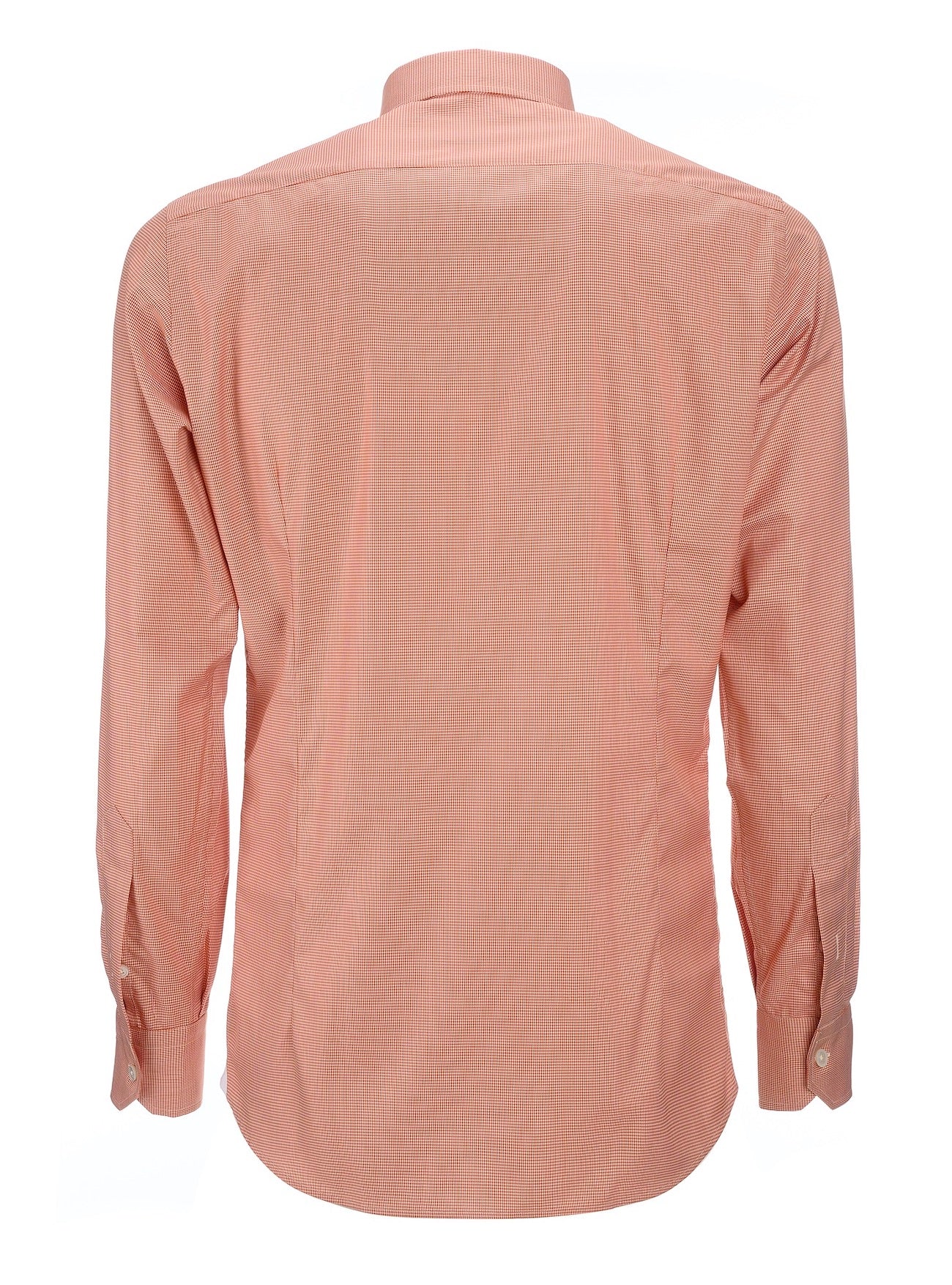 SOMERSET orange Houndstooth pure cotton shirt