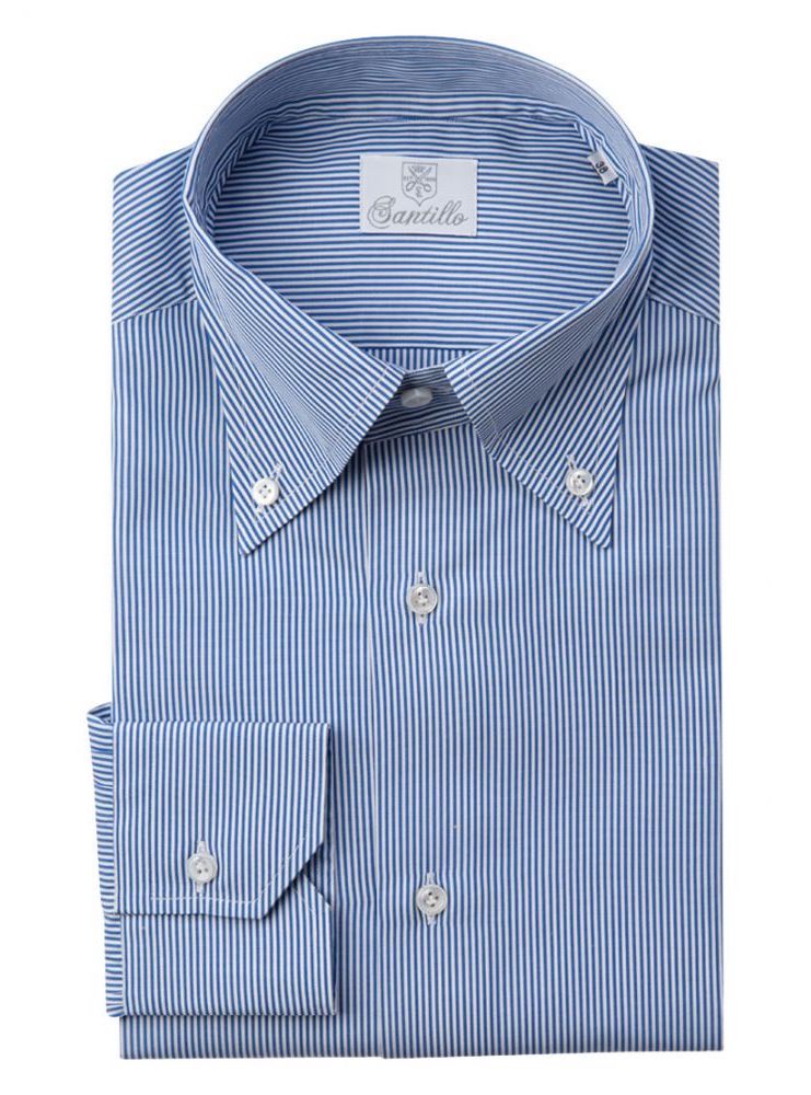 TURATI blue mini striped  shirt
