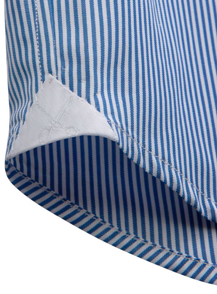 TURATI blue mini striped  shirt