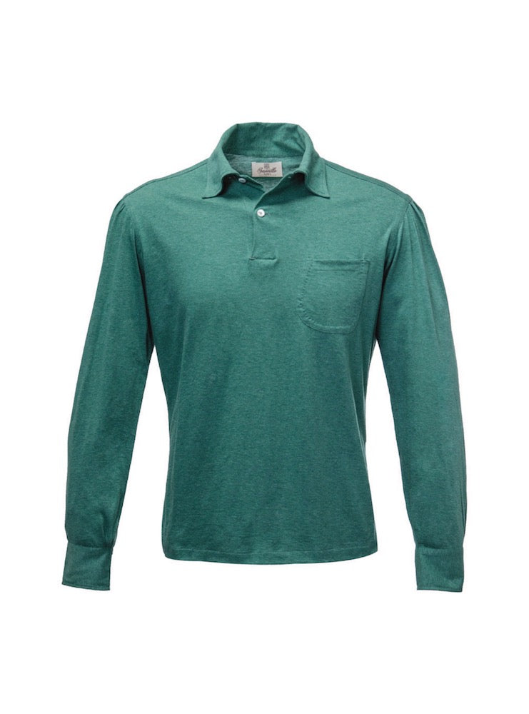 TILDEN green brushed radici patrimonio 1970 polo