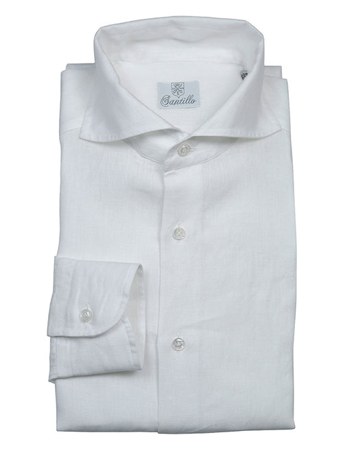 PIAZZETTA A CAPRI white linen