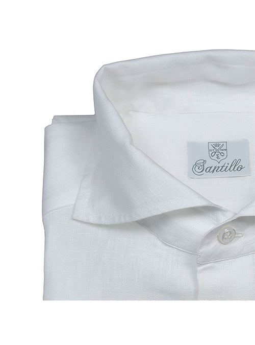 PIAZZETTA A CAPRI white linen
