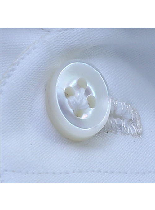 LUXURY HANDMADE white pure sea island shirt